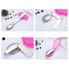 Chaveiro com Colher Dobrável acampamento crianças - La Criativa | Loja De Presentes Criativos, Utilidades Domésticas, Produtos Para Casa