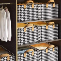 Kit 3 Caixas Organizadoras de roupas Dobrável Otimiza Armários