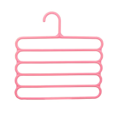 Imagem do Cabide Multiuso Calças Saias Bermudas 5 espaços