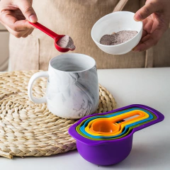 Conjunto Jogo Medidores Colher Xícara Medidora - 6 peças - comprar online