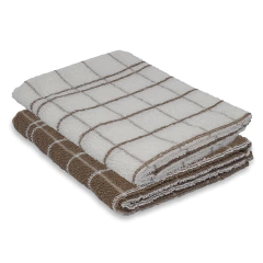 Kit 2 Panos de Copa Chef TEKA 70 x 45 cm 100% Algodão Marrom - La Criativa | Loja De Presentes Criativos, Utilidades Domésticas, Produtos Para Casa