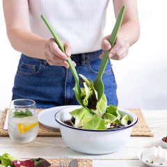 Colheres Duplas para Salada 2 em 1 com Espremedor de Limão - comprar online