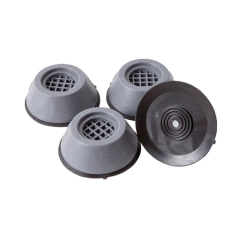 Imagem do Kit 4 Suporte Máquina de Lavar Roupas Anti Vibração Nivela