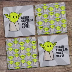 Jogo de Porta Copos DrPepper MiniOda - 4 peças - comprar online