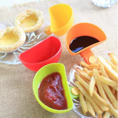 Kit 10 Molheiras Clip Porta Ketchup Molhos - cores sortidas - La Criativa | Loja De Presentes Criativos, Utilidades Domésticas, Produtos Para Casa