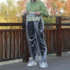 Kit 3 Calças Plásticas Transparente Impermeável Capa de Chuva - comprar online