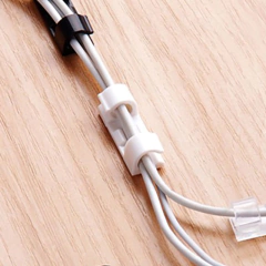 Organizador Fios Cabos Adesivo Fácil Aplicação 20 unidades - loja online