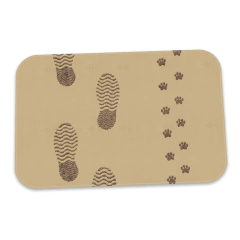 Tapete Decorativo Pegadas e Pegadinhas patinhas - comprar online