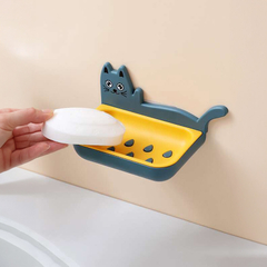 Saboneteira com drenagem Gatinho