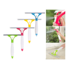 Rodo Rodinho Limpa Vidro Pia Azulejos com Spray Reservatório