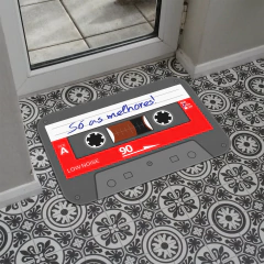 Tapete Decorativo Fita Cassete K7 Só as melhores - La Criativa | Loja De Presentes Criativos, Utilidades Domésticas, Produtos Para Casa