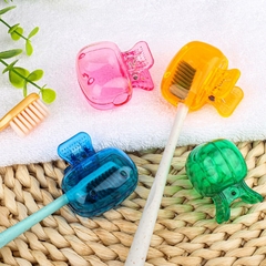 Imagem do Kit com 4 Capas Protetoras para Escova de Dentes - Tipo Presilha Piranha