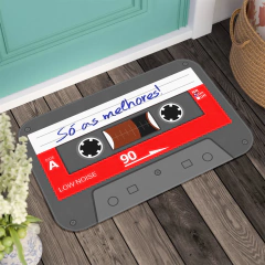 Tapete Decorativo Fita Cassete K7 Só as melhores - loja online