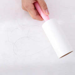 Imagem do Rolo Adesivo Tira Pelos Cabelo para roupa móveis 20 folhas