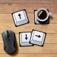 Jogo de Porta Copos PC Gamer Teclas Setas - 4 peças - comprar online