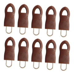 10 Kit de Reparo Cabeça de Zíper mochilas malas jaquetas