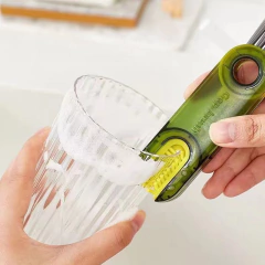 Escova de Limpeza Multifunção Cabeça Rotatória Dupla