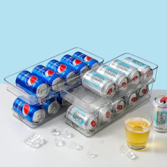 Porta Latas 2 andares com design deslizante prático - La Criativa | Loja De Presentes Criativos, Utilidades Domésticas, Produtos Para Casa