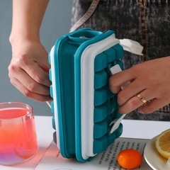 Forma de Gelo Garrafa Cubos perfeitos e soltos facilmente