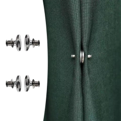 Kit 2 Fivelas Magnéticas Prendedor de Cortina Discreto