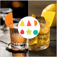 Kit 6 Marcadores de Copos e Taças Frutas em silicone - La Criativa | Loja De Presentes Criativos, Utilidades Domésticas, Produtos Para Casa