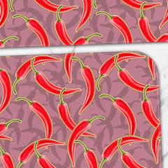 Kit Tapetes de Cozinha Pimentas - 3 peças na internet
