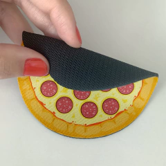 Jogo de Porta Copos Pizza Peperoni - 4 peças na internet