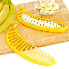 Cortador Fatiador de Banana Salsicha Fatias Perfeitas - La Criativa | Loja De Presentes Criativos, Utilidades Domésticas, Produtos Para Casa