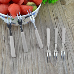 Kit 6 Garfos para Petiscos Aço Inox
