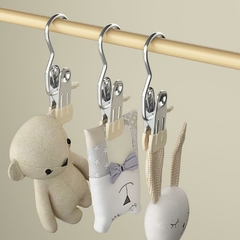 Kit 5 Ganchos Cabides Prendedores Multiuso - comprar online