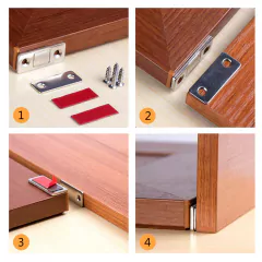 Kit 6 Fechos Magnéticos para Gavetas e Armários - loja online