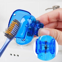 Kit com 4 Capas Protetoras para Escova de Dentes - Tipo Presilha Piranha