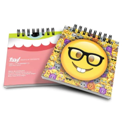 Bloco de Anotações Emoticon - Emoji Nerd Geek - comprar online