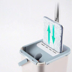 MOP Esfregão Limpa e Seca Rotação 360 Alta Absorção Balde 6L na internet