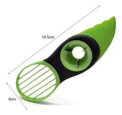 Imagem do Cortador de Abacate Fatiador de Frutas 3 em 1