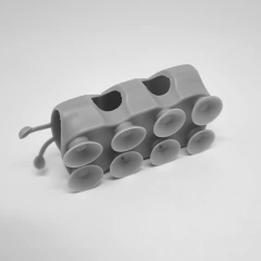 Suporte Lagarta para Ducha Chuveiro Taturana com ventosas