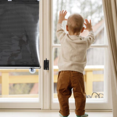 Cortina Persiana Rolo Portátil com ventosa para carro viagens hotéis na internet