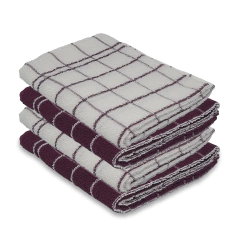 Kit 4 Panos de Copa Chef TEKA 70 x 45 cm 100% Algodão Roxo - La Criativa | Loja De Presentes Criativos, Utilidades Domésticas, Produtos Para Casa