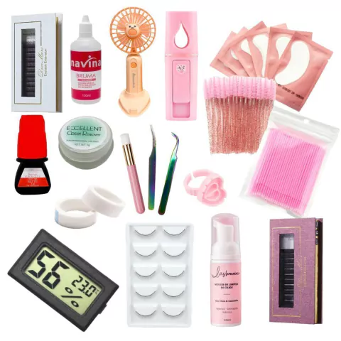 Kit iniciante Volume Brasileiro Fio Y + Volume Egipcio