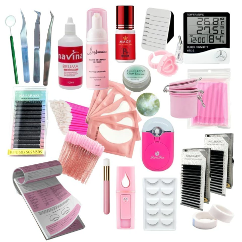 Kit Lash Ryca Conquistando o Mundo - Volume Russo + Fio a Fio + Volume Brasileiro Iniciante