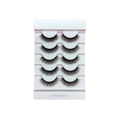 Cilios Postiços E12 Caixa com 5 pares (X12)