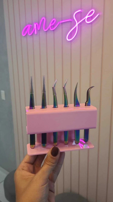 Suporte para Pinça (LMSP) COR:Rosa