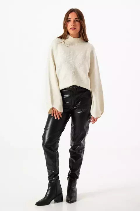 Pantalon FABERGUE CUERO