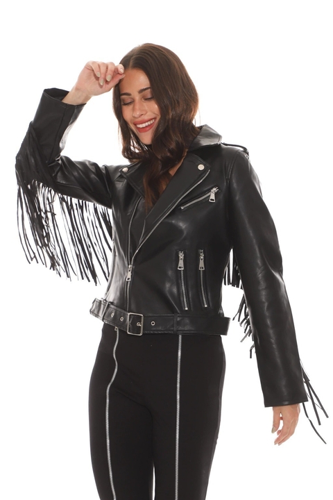 Campera de cuero #002 ROCKET -