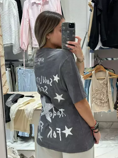 Remera oversize Star - comprar online
