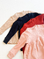 Blusa Bata Infantil Manga Longa Canelada - Mminis