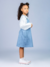Salopete Infantil Feminina Texturizada - comprar online