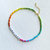 Choker Rainbow com letras