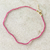 Gargantilha Cristais Rosa - comprar online
