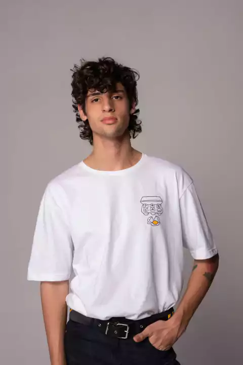 Remera blanca "Maple"